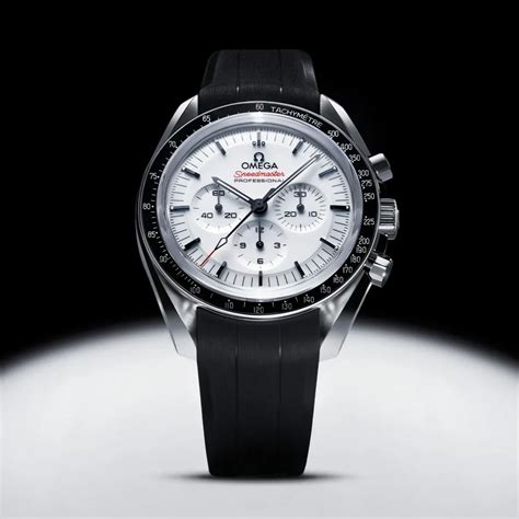 omega speedmaster black dial white sub dial|Omega Speedmaster white dial review.